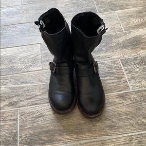 Women’s FRYE leather boots.